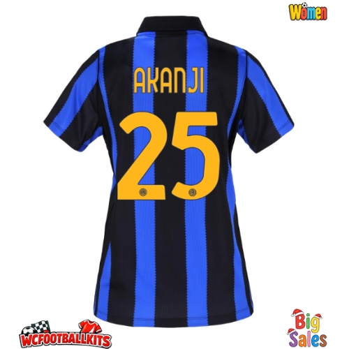 Inter Milan Manuel Akanji #25 Replica Home Stadium Shirt for Women 2026-27 Short Sleeve